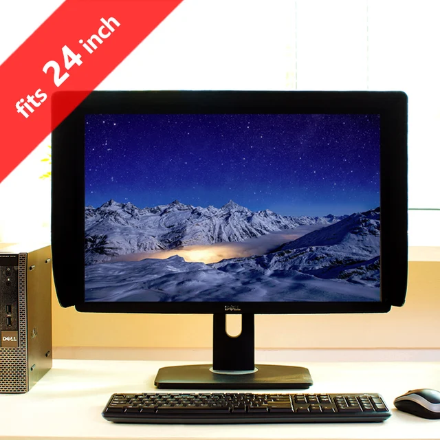 iLooker 24E 24 inch LCD LED Monitor Hood Sunshade Sunhood for Dell HP