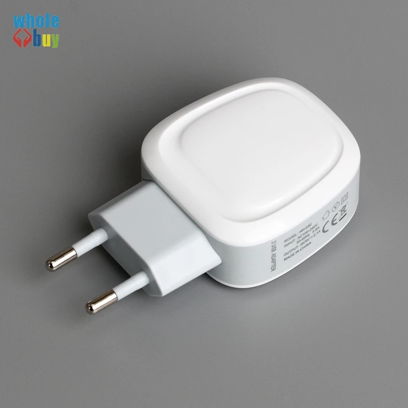 Высокое качество 5В 2А 2USB порт EU US штепсельная вилка настенное зарядное