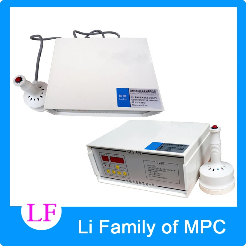 

GLF500 aluminum foil sealing machine electromagnetic induction sealing machine Fast work Continuous Induction Sealer