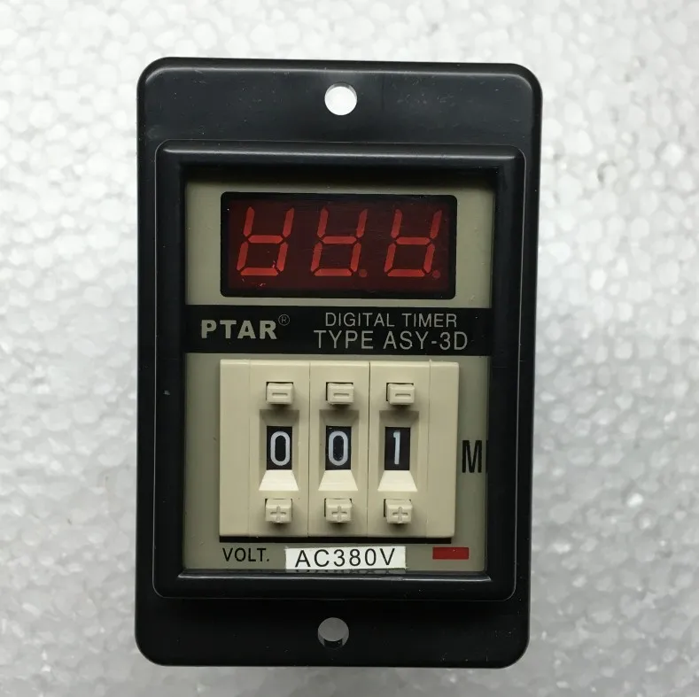 Черное Цифровое реле времени 1 999 минут AC380V AC220V DC12V DC24V|delay relay|time delay relaytime |