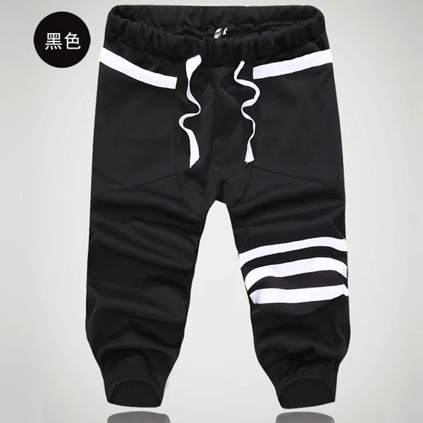 2019 корейская версия тренда jogger ультра-тонкий спортивный костюм брюки сплит Сплит