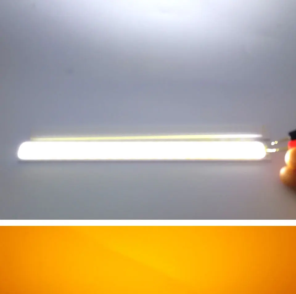 Double Color COB LED Light Source 2W White Red Orange Chip On Board DC12V 17015MM COB Strip Lamp (8)