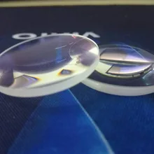 2 шт 31 мм Диаметр K9 оптическое стекло фокусное расстояние 50 мм Плано выпуклая стеклянная линза с двухсторонним покрытием пленка