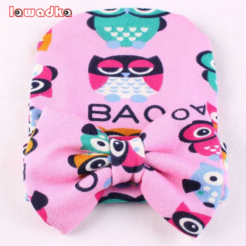 

Baby Girls Boys Knitted Warm Hats Toddler Bow Hats Beanie Caps Wholesale