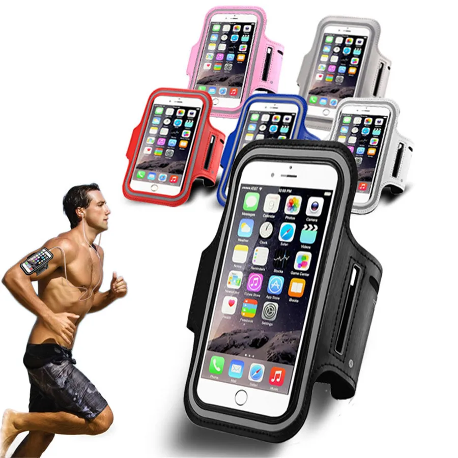 

Arm Band Case 5.5inch Waterproof Running Sport Armband For iPhone 7 Plus / 6s Plus Outdoor Gym Lether Phone Cover For iPhone