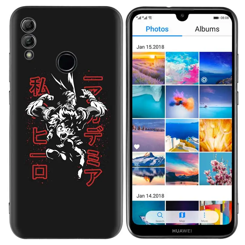 My Hero Academia Boku Anime Silicone Phone Case For Honor 8X 8C 8A 8S 10 10I Lite Play V20 Y9 Y7 Y6 Y5 Prime 2018 2019 5