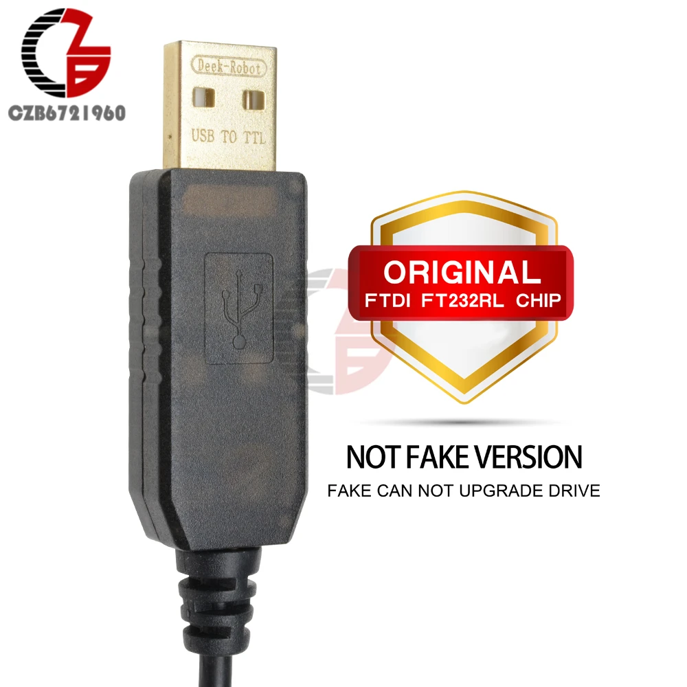 1 м 6PIN 5 в FTDI FT232RL FT232 USB для ttl RS232 последовательный скачать адаптер Соединительный кабель для Arduino Raspberry Pi AVR ARM