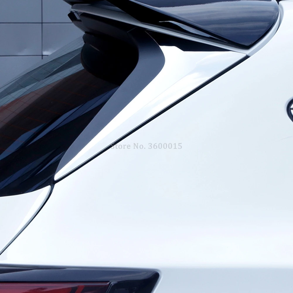 Для Mazda CX 5 CX5 KF 2017 2019 2020 хромированный спойлер для хвостовых крыльев молдинговая