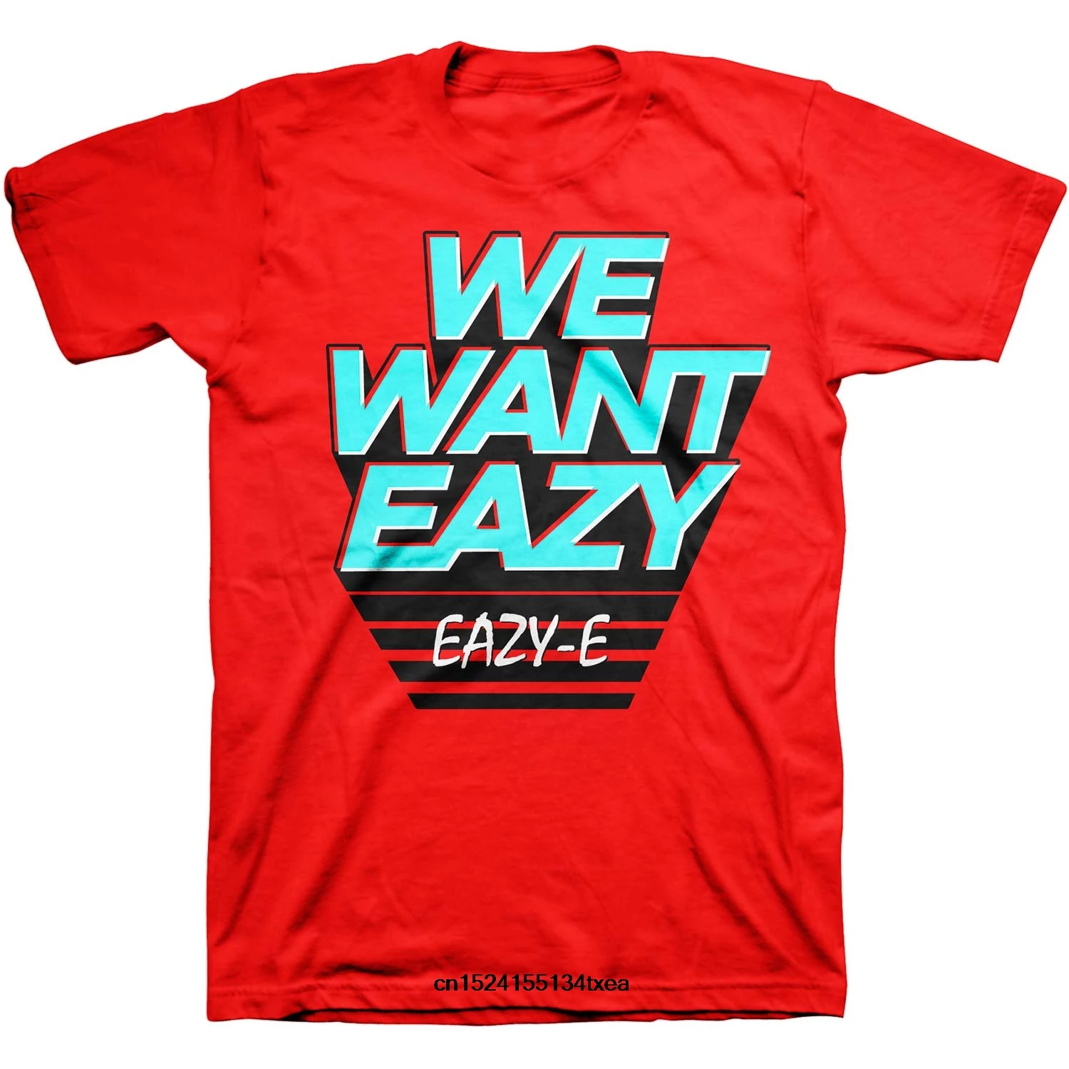 Забавная Футболка мужская новинка Женская футболка Eazy E белая с логотипом |