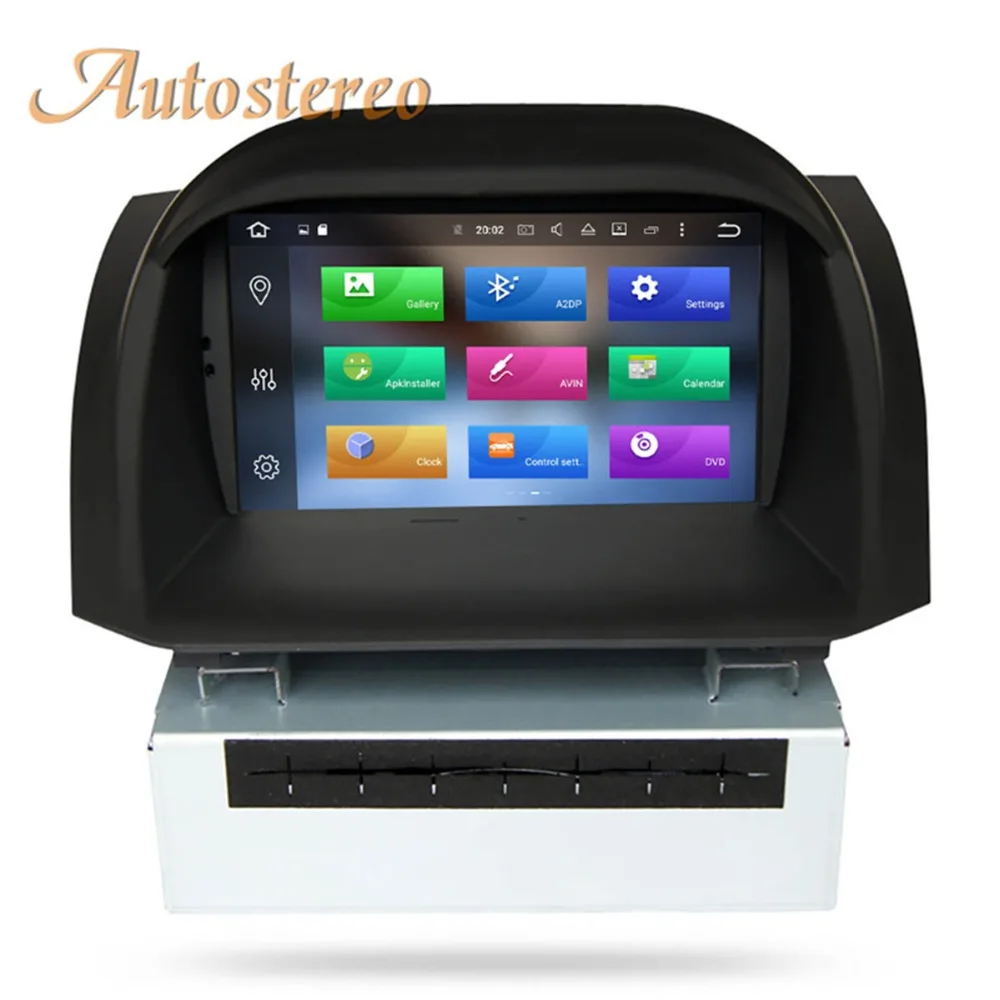 Best ZWNAV Android 9.0 Car GPS Navigation 2 Din DVD Player For Ford Fiesta 2012 2013 2014 2015 2016 Multimedia Radio 8 Inch 2