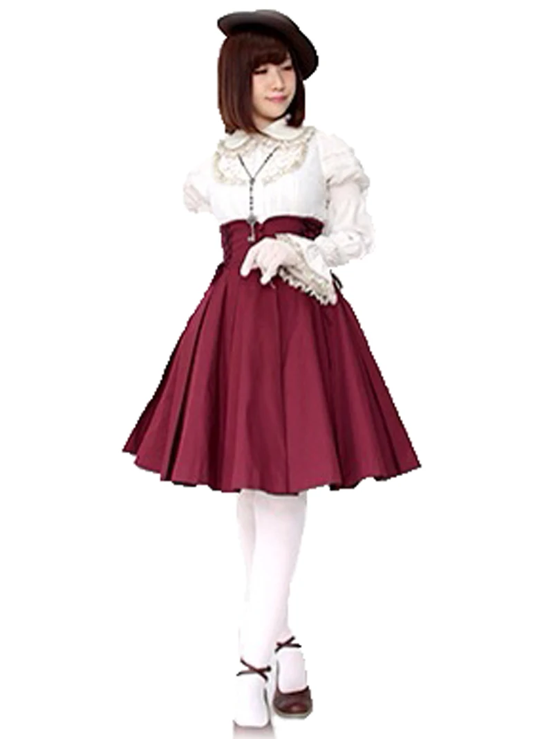 

Custom Lolita dress daily high waist slim pettiskirt skirt