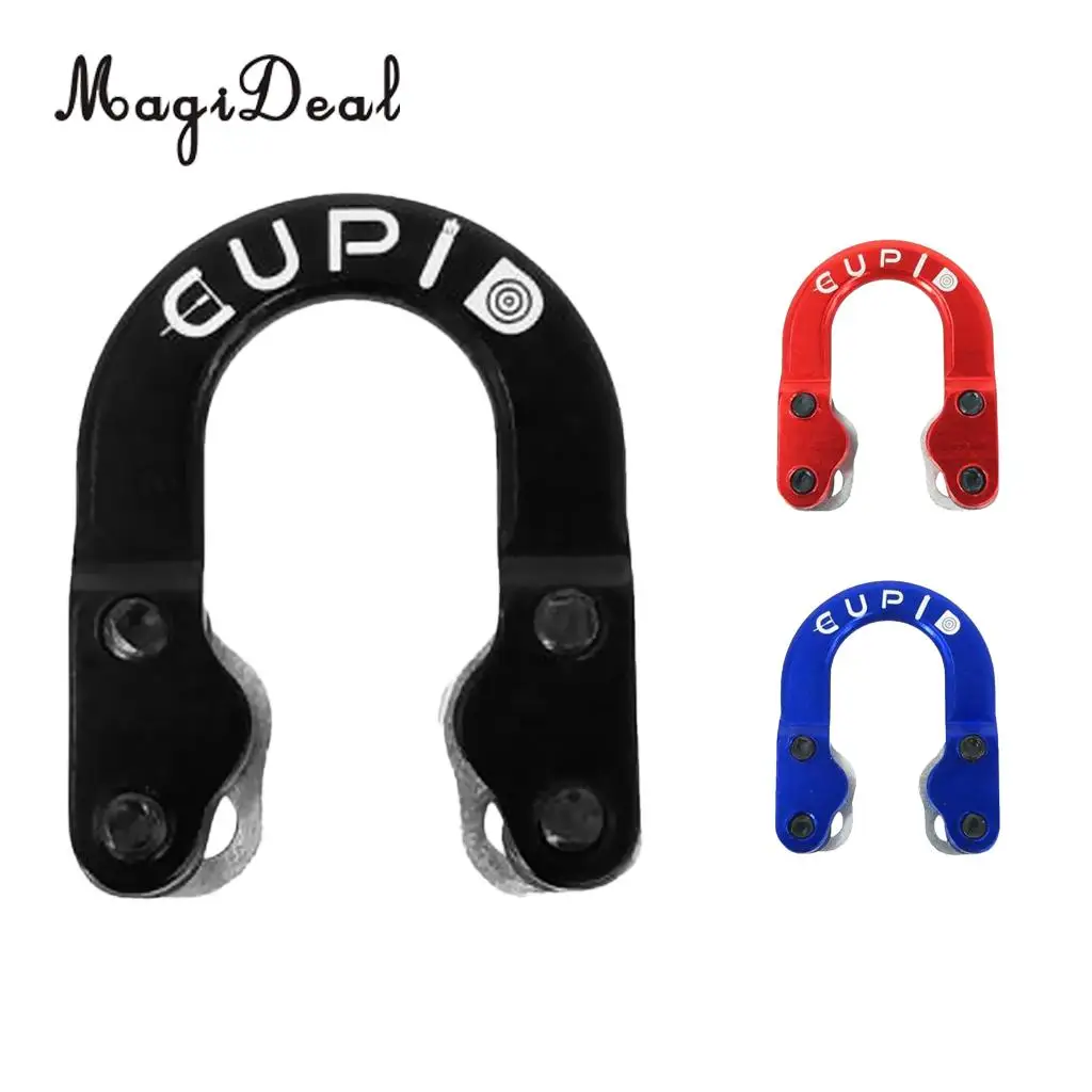 MagiDeal Metal D Loop Archery Release Bow String Nock D Loop Archery Accessory Black