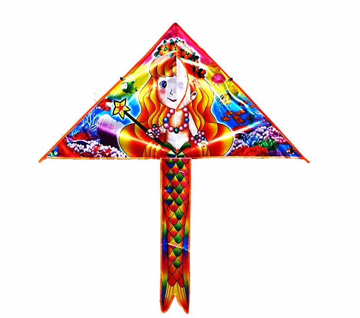 Высококачественный расклешенный kite2 шт/партия детский воздушный змей с ручной линией hcxkites завод дети футбол ripstop нейлон птицы