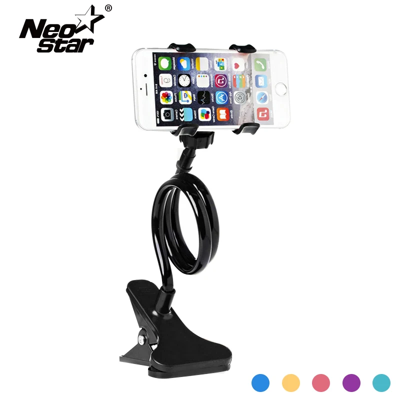 

Long Lazy Arm Phone Stand Holder 360 Degree Flexible Bed Desk Mobile Phone Stand Table Clip Bracket Mount For iPhone 8 7 6S
