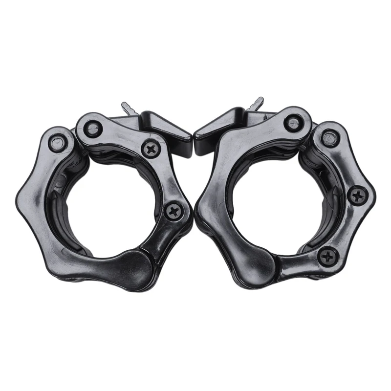 

2Pcs Dumbbells Barbell Bar Spinlock Spring Collars Weight Lifting Clamps Training Clamp Weightlifting Gym Fitness