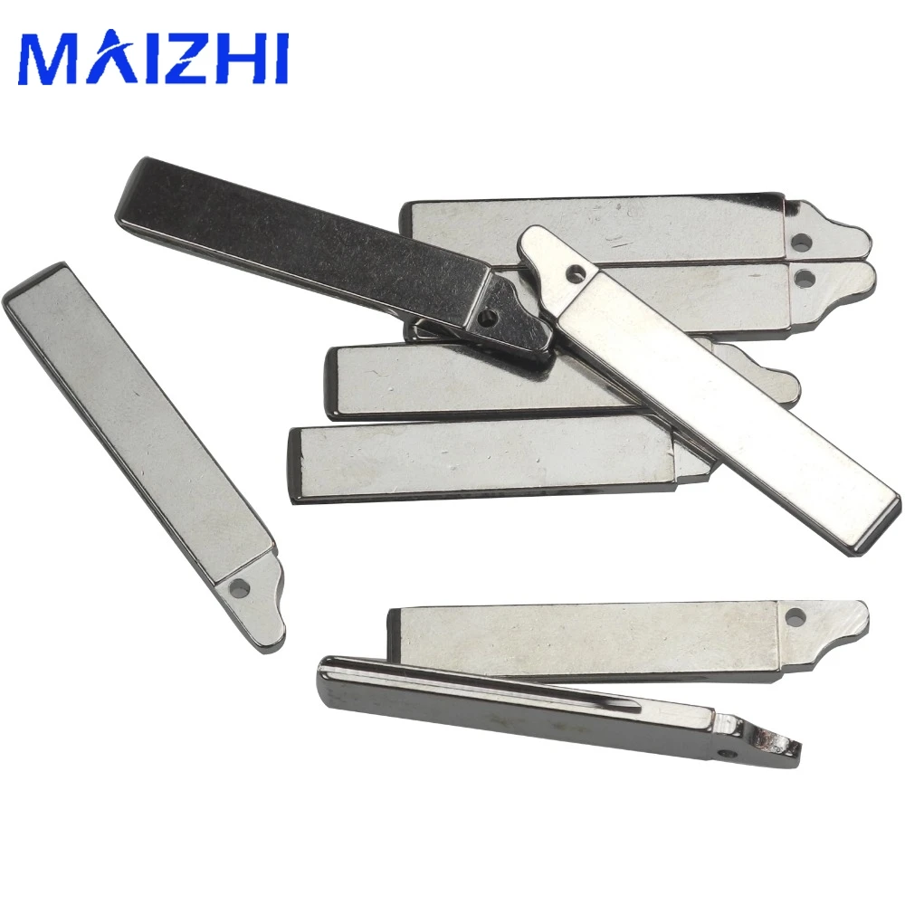 

Jingyuqin for Renault Citroen Peugeot Flip Folding Key Blank No.73 Modified Key Blade Replacement With Groove
