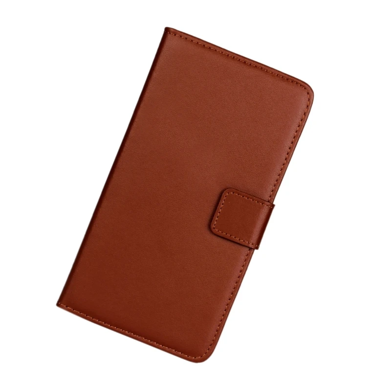 Чехол для sony Xperia Z2 кожаный чехол Слот для карты Wallet Case Coque для sony Z2 чехол для телефона Обложка flip Стенд - Цвет: Коричневый