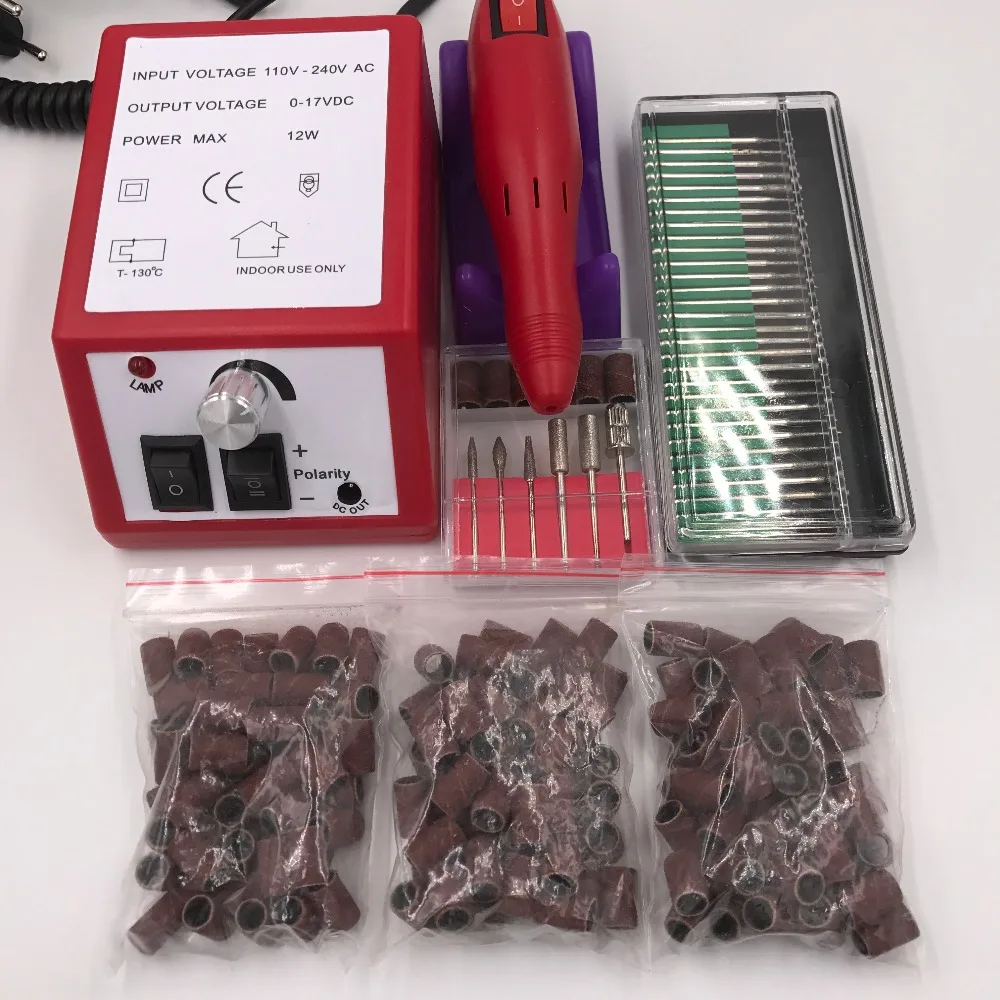 Jimdoa электрическая профессиональная дрель для дизайна ногтей набор инструментов