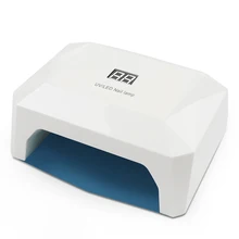 Новейший алмаз форма Сушилка для ногтей УФ Солнечный свет светодиодный светильник автоматический датчик 36 Вт 17 светодиодный s сушилки для отверждения всех гели для ногтей