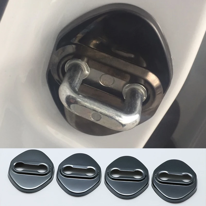 

Excellent Stainless Steel Door Lock Buckle Protective Cover Auto Case For mazda CX-7 CX7 CX 7 2006-2018 Car Styling