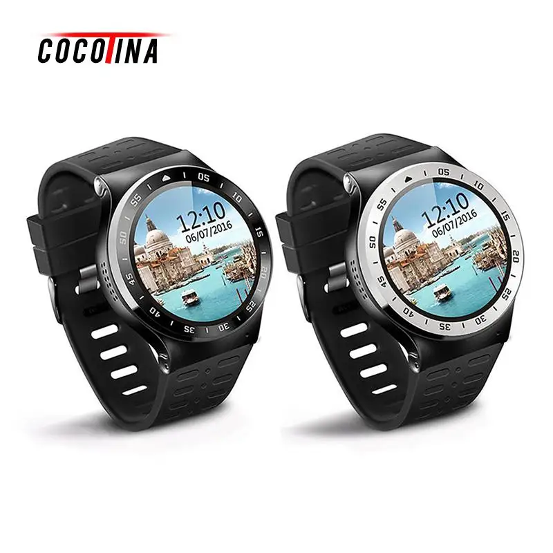

COCOTINA Android Smart Watch Round Screen 3G Intelligent Watch Bluetooth Heart Rate Monitor 8G RAM USB2.0 RLSB01165