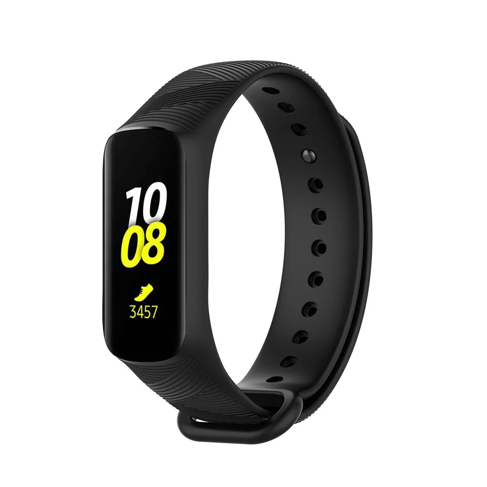 Sport Silicone Strap For Samsung Galaxy fit-e SM-R375 Smart Band Watchband Adjustable Replacement Wristband Rubber Bracelet Belt