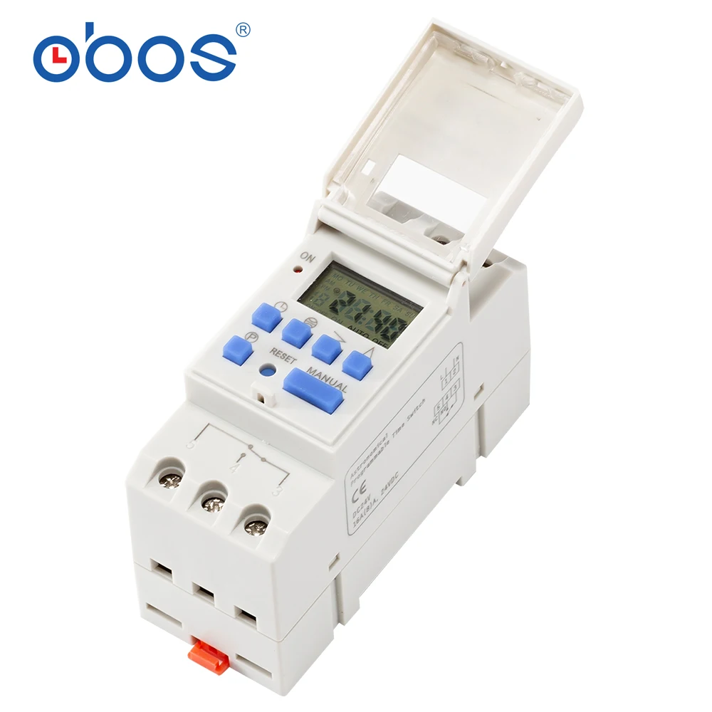 Interruptor de Tempo Nascer do Sol Programável Astronômico Digital 16a Mudança Seguinte Temporizador Bs26w Ac220v