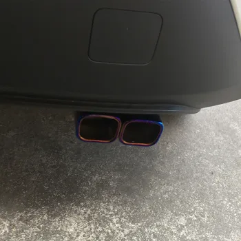 

C-HR Car Mufflers Stainless Steel Car Rear Exhaust Muffler Tail Pipe Accessories For Toyota CHR 2016 2017 2018 2019