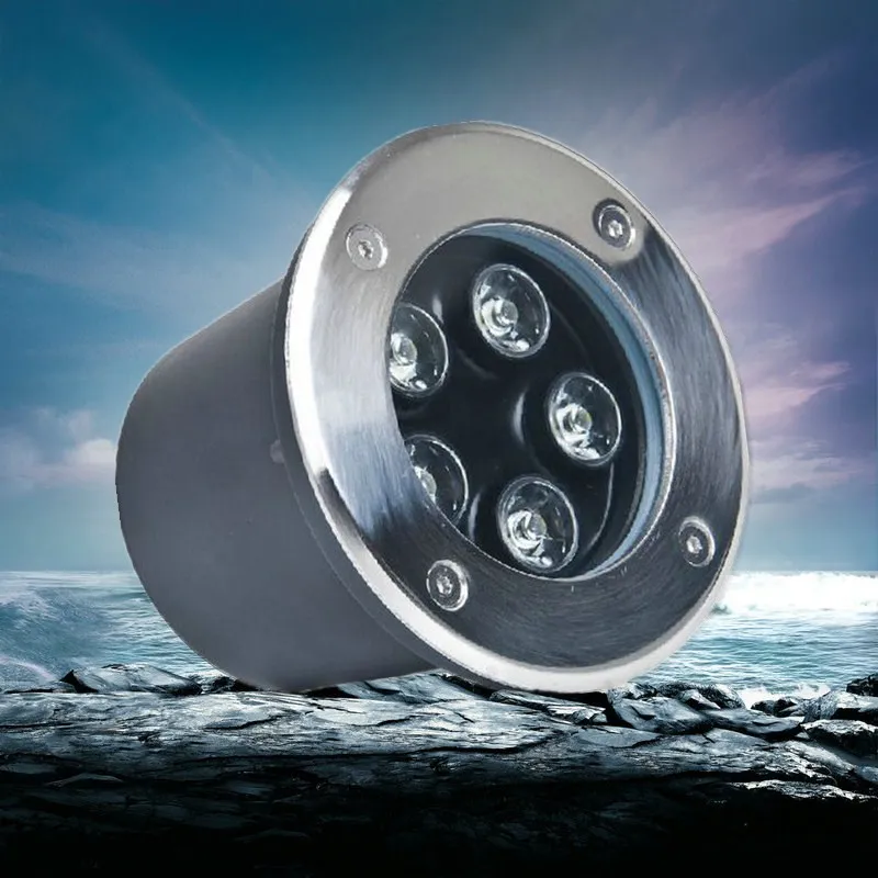Beste Ondergrondse Led Licht 6 W Outdoor Led landschap licht fontein vierkante tuin gazon licht Warm RGB IP65 AC85 ~ 265 V