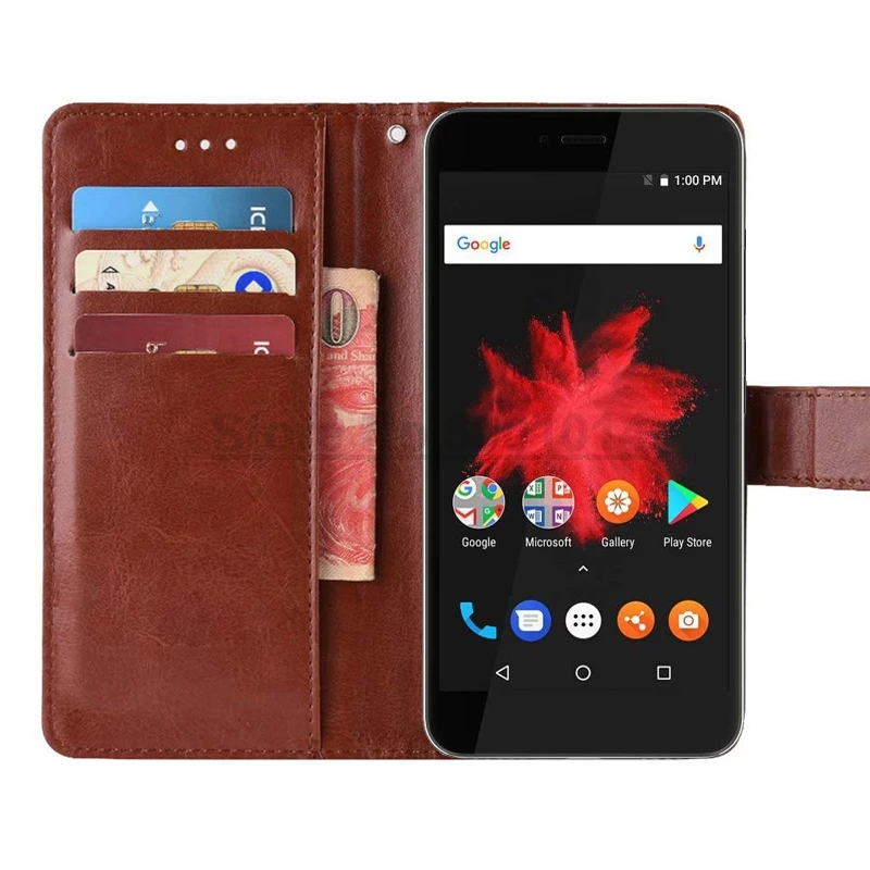 

Business Style For Billion Capture Plus Case 5.5" Leather Card Holder Flip Wallet Case Cover For Billion Capture Plus Book Case