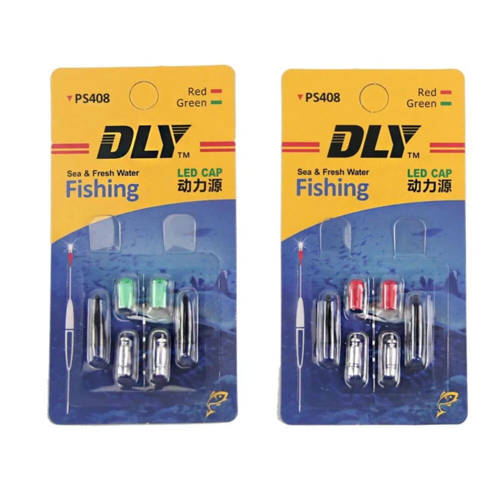 

2 Pcs/Pack Light Stick With CR311 Battery Electronic Light Sticks Red/Green Luminous Fishing Float Accessory Fishing Tackle A76