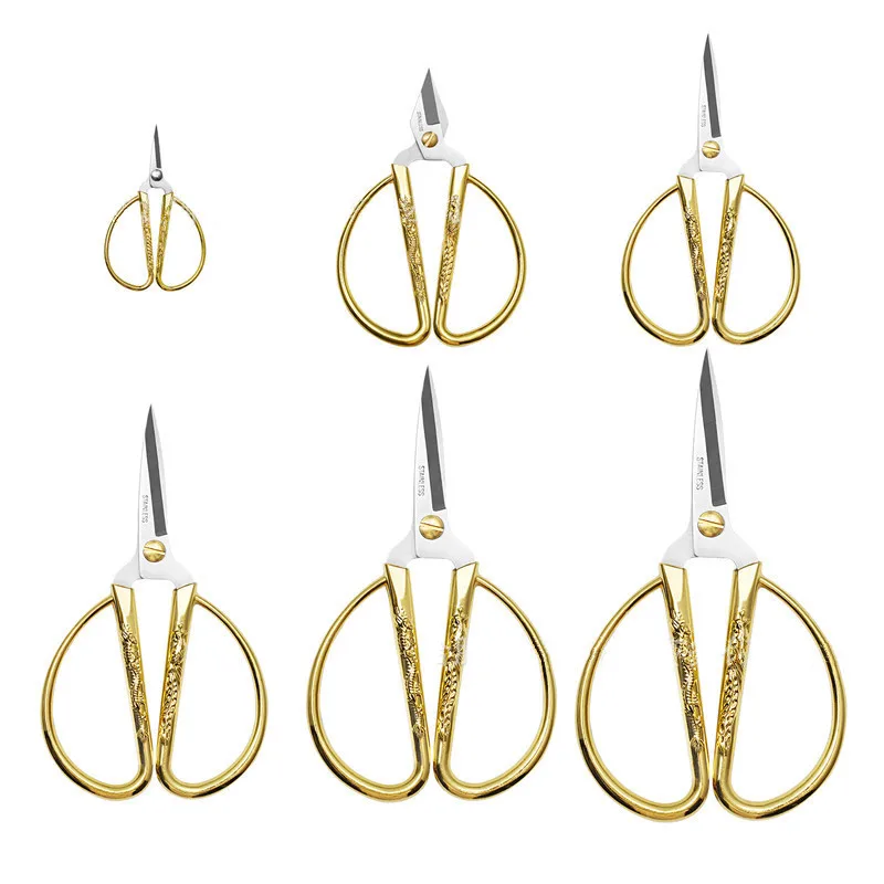 

Vintage Scissors Antique Stainless Steel Sewing Scissor for Needlework Tailor Shears Fabric DIY Tools JDD07