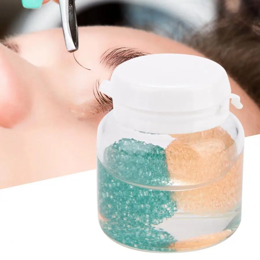 

Lash Lift Eyelash Extension Tweezers Cleaning Tools with Removal Liquid and Sponge Ball No Scratching Eyelash Glue