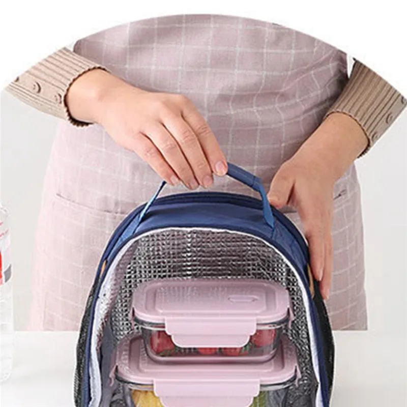 Casual Lunch Bag Portable Waterproof Insulated Food Carrying Big Cold Canvas Picnic Totes Case Kids Women Thermal Box Tas Bekal Casual Lunch Bag Portable Waterproof Insulated Food Carrying Big Cold Canvas Picnic Totes Case Kids Women Thermal Box Tas Bekal