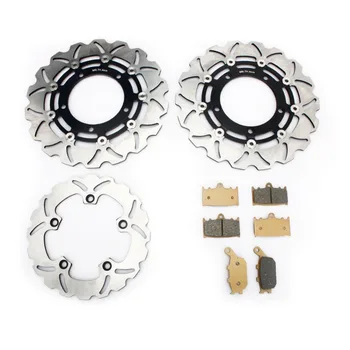 

BIKINGBOY For Suzuki GSF 1250 Bandit / S 2007-2015 GSX650F 2008-2015 GSF 650 Bandit 2007-2014 Front Rear Brake Discs Disks Pads