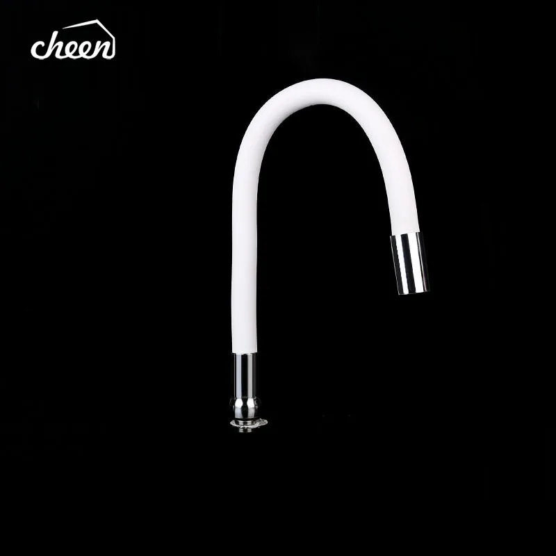 Cheen 360-Degree adjustable colorful Faucet Sprayer Stainless Steel  Spout Kitchen Sink Aerator Faucet Replacement Accessories