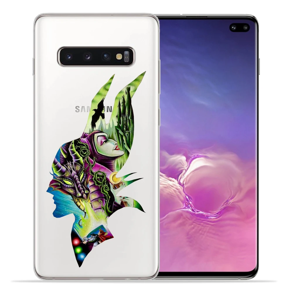 Чехол принцессы для Funda samsung S10 Мягкий силиконовый чехол для samsung S8 S10 Plus S7 S6 Edge S10 Lite Note9 8 чехол с русалкой Etui - Цвет: 14