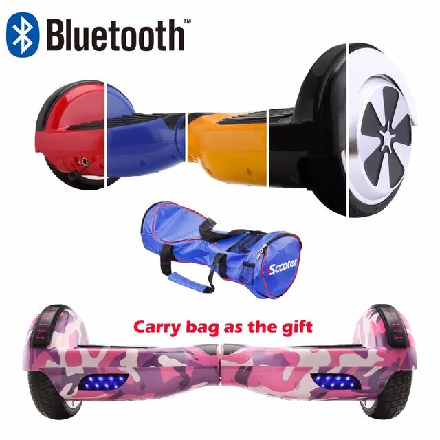 IScooter 6,5 дюймов ХОВЕРБОРДА Bluetooth динамик Электрический Giroskuter Gyroscooter за бортом гироскопа двухколесный скутер Hover доска