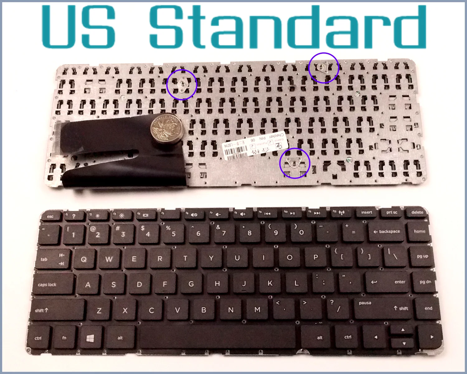 

US English Version Keyboard for HP Pavilion 14-F 14-f000 14-f023cl 14-f088ca 14-f027cl 14-e014TU 716164-001 Laptop