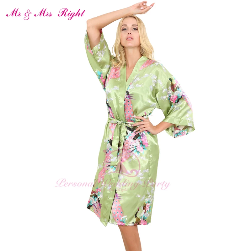 Family Clothing Women's Bathrobes Silk Nightgown Sexy Wedding Gown