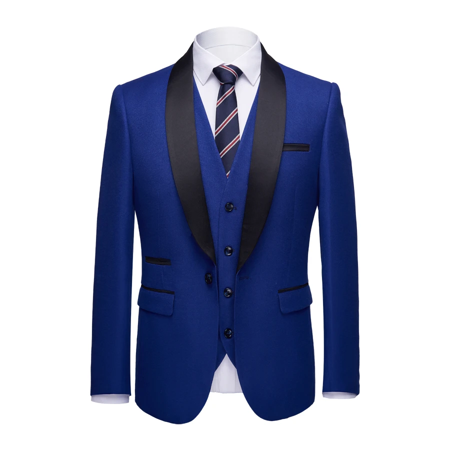 (Suit jacker+vest+pants) Men Suit 2018 Wedding Suits Slim Fit 