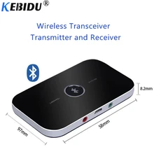Kebidu Hifi 2 в 1 Bluetooth 4,1 аудио передатчик приемник Беспроводной A2DP Bluetooth аудио адаптер Портативный плейер Aux 3,5 мм