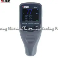 Быстрое прибытие VC852A толщиномер покрытия цифровой на основе железа магнитный оцинкованный слой 0-1250um/0-50mils