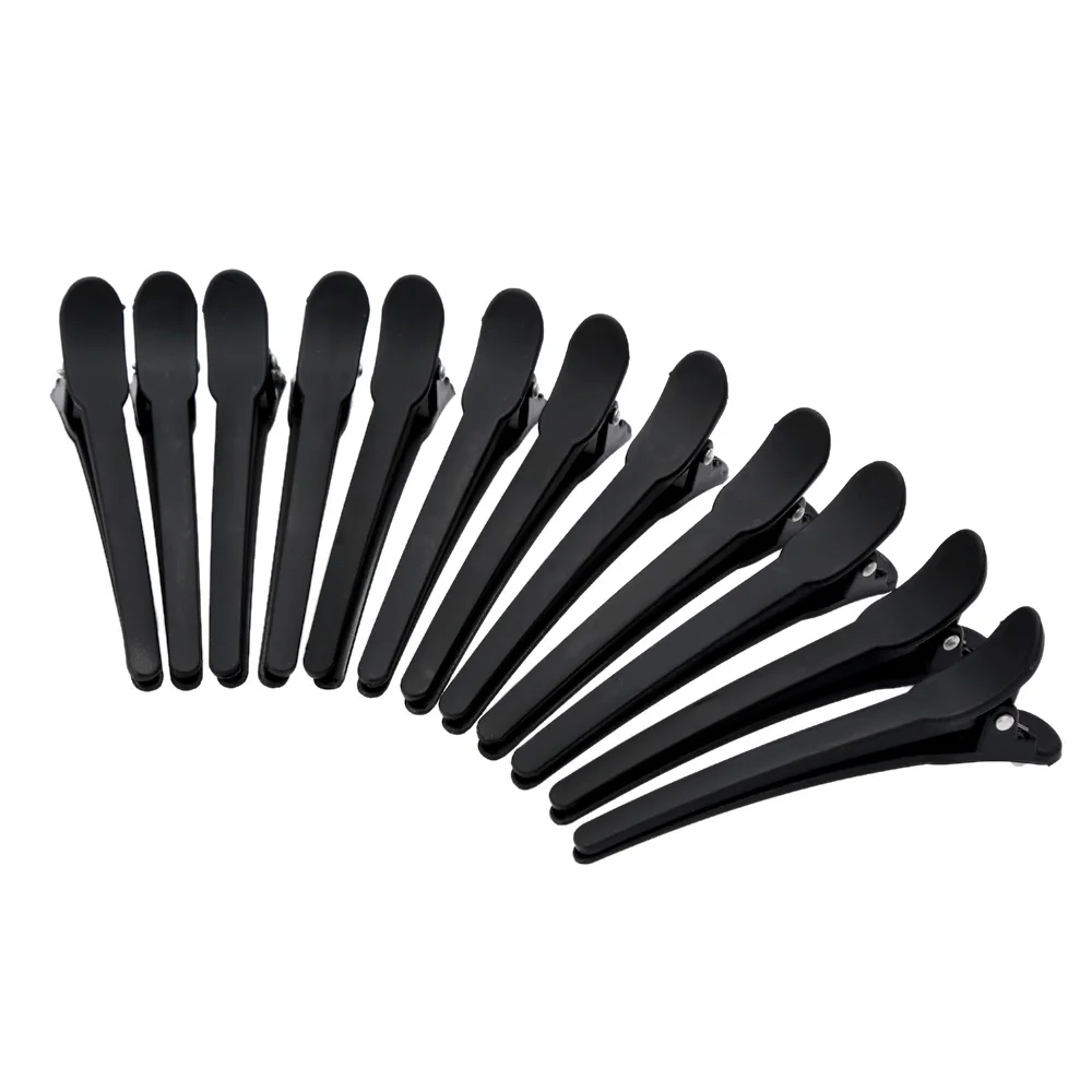 12Pcs/Lot Salon Hair Clip Plastic Sectioning Clips Hair Clamp Grips Professional Hairdressing