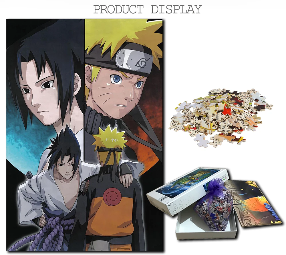 MOMEMO Uzumaki and Sasuke Puzzle 1000 