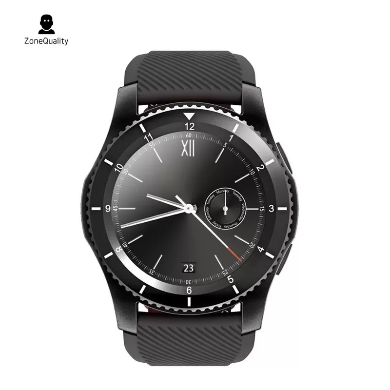 

ZoneQuality G8 Smartwatch Bluetooth 4.0 SIM Call Bericht Herinnering Hartslagmeter Slimme waaks Voor Android Telefoon man watch