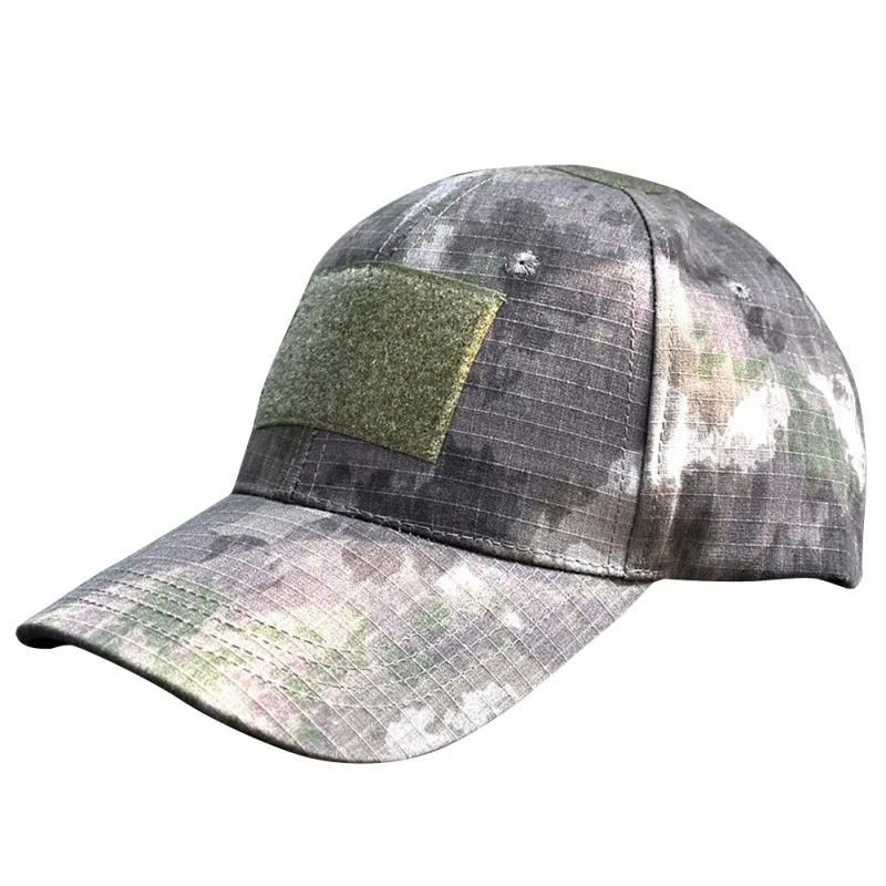 

Camouflage Flag Patch Baseball Cap Men Multi-pattern Outdoor Sporting Caps Digital Camo Tactical Nylon Fastener Tape Design Hats