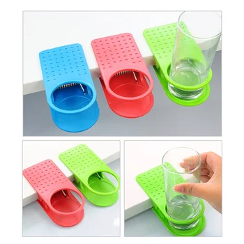 

Fashion Cup Coffee Drink Holder Clip Use Home Office Desk Table Car Interior Accessories Random Color
