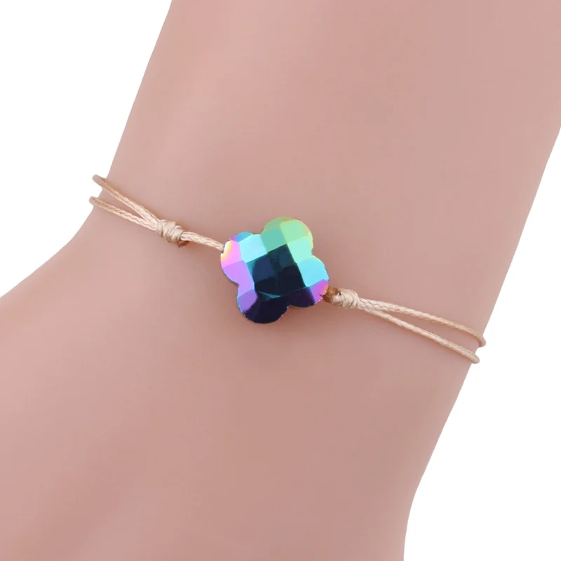 Natural stone bracelets Rope Bohemia de Madera Pulseira Estrela de Cinco Pontas adjustable Bracelet Perles for bracelet jewelry