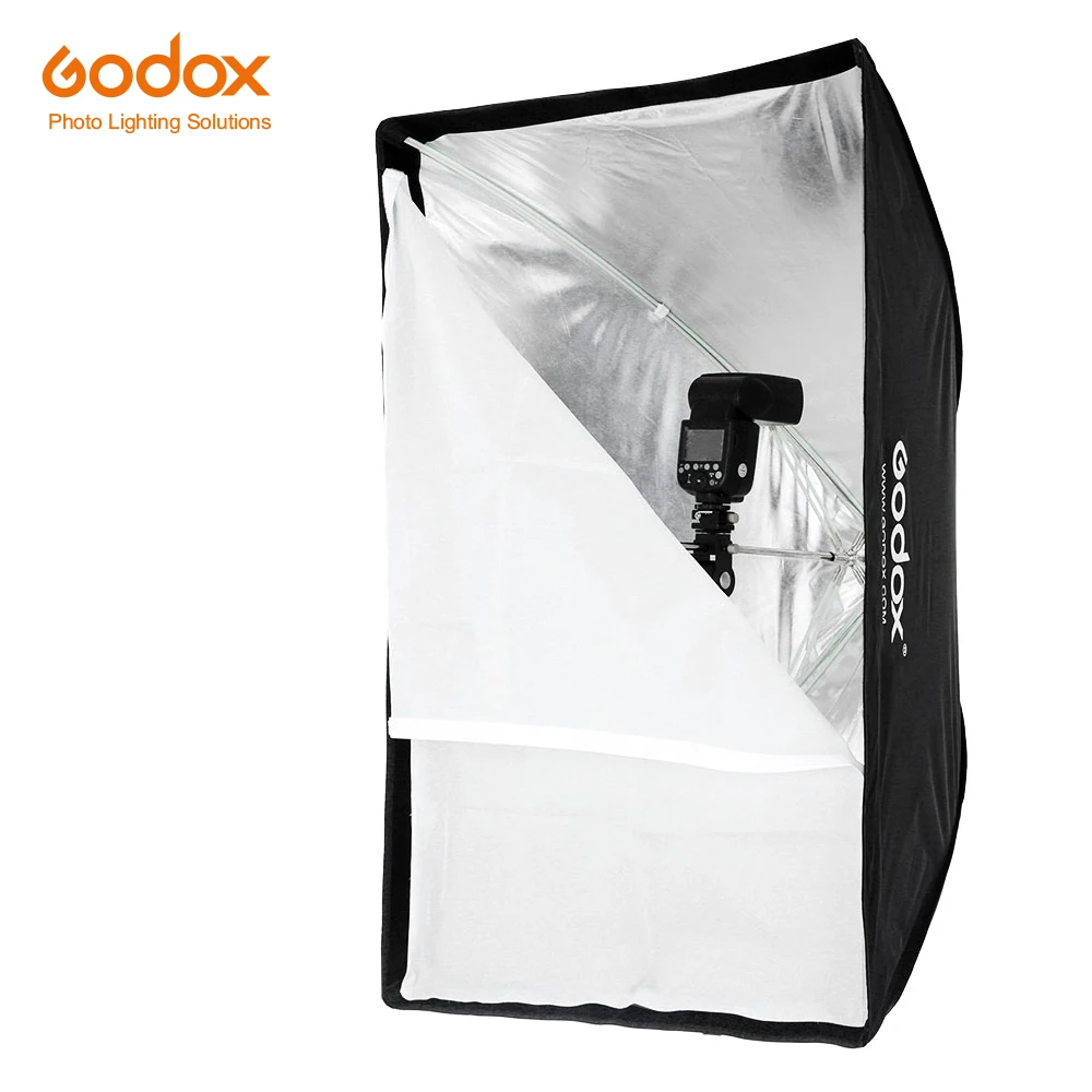 Godox 50x70 см 19,7 дюйма x 27,6 дюйма прямоугольный Зонт софтбокс Brolly отражатель для строб студия вспышка Speedlight фотографии